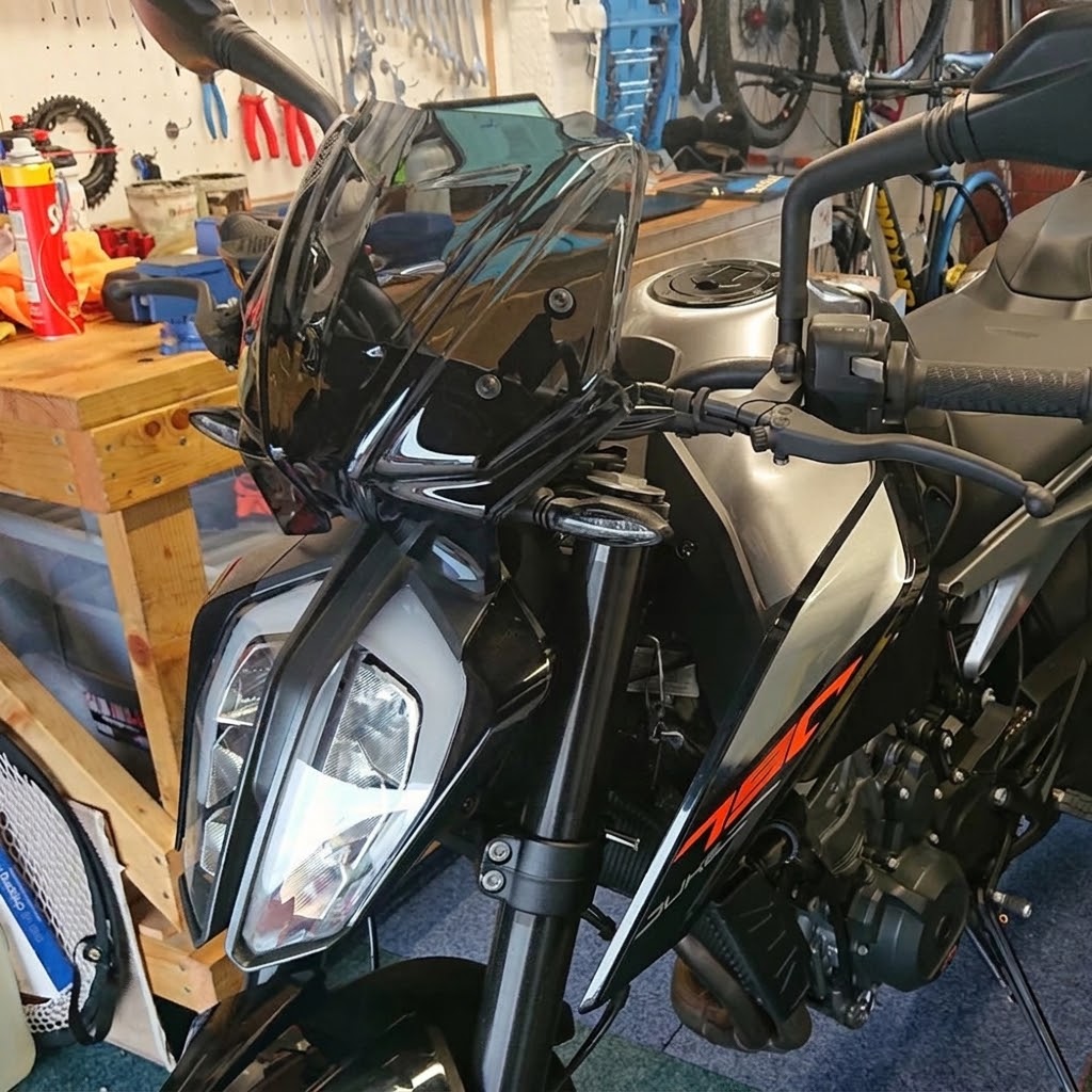 Windscreen Wind Deflector For KTM Duke 790 / Duke 890 - 2018 to 2022