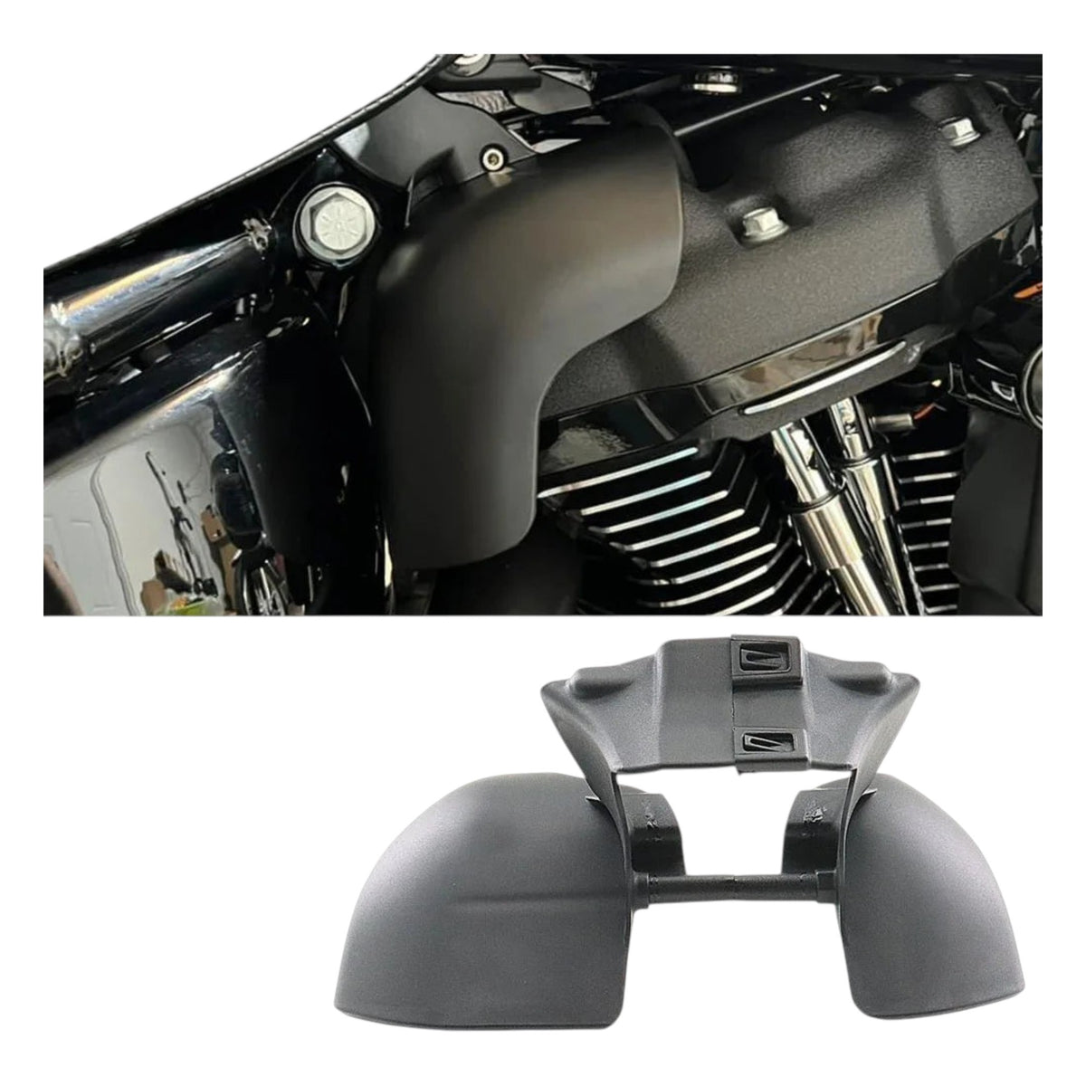 Déflecteur d'air mi-cadre pour Harley-Davidson Softail - 2018 à 2024