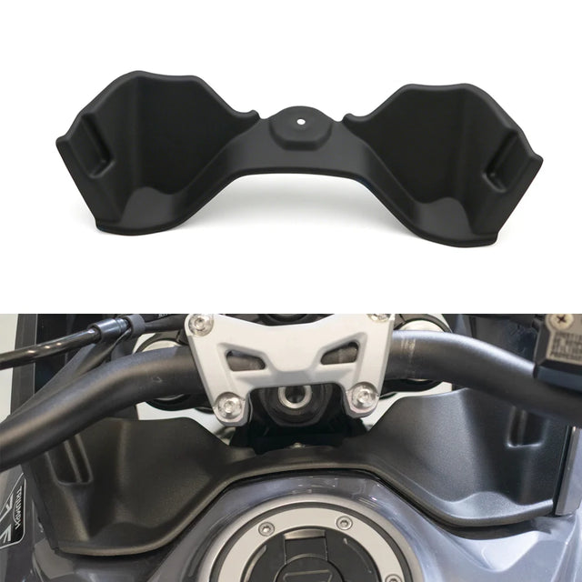 Black windscreen deflector fairing accessory 1