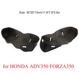 Padded rear motorcycle seat cushion 1