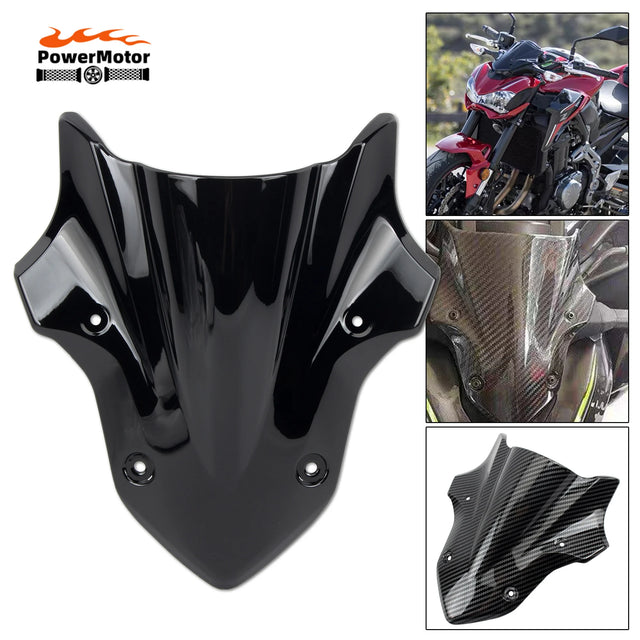 Black ABS windscreen fairing Kawasaki 1