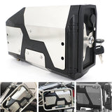 Black metal motorcycle tool storage box 1