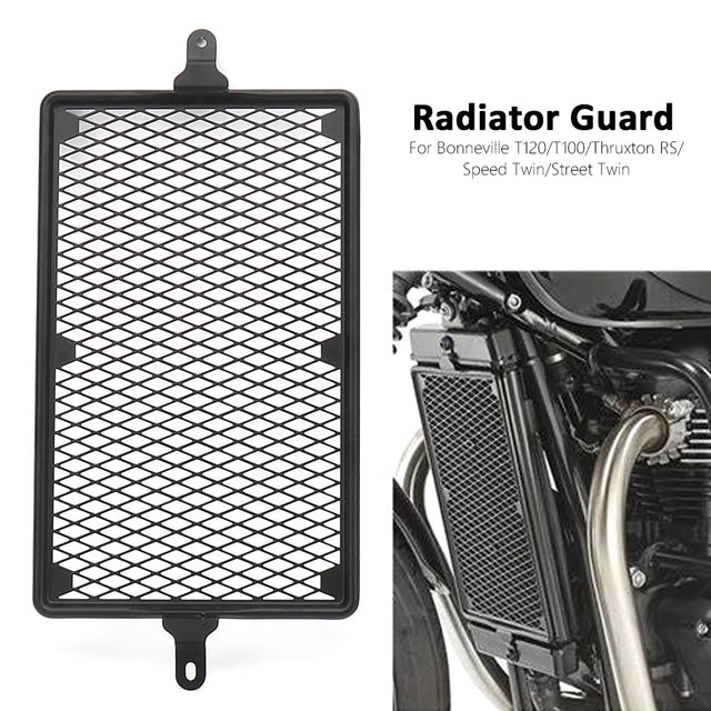Black protective engine cover Triumph 1