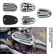 Black front brake reservoir cover 1