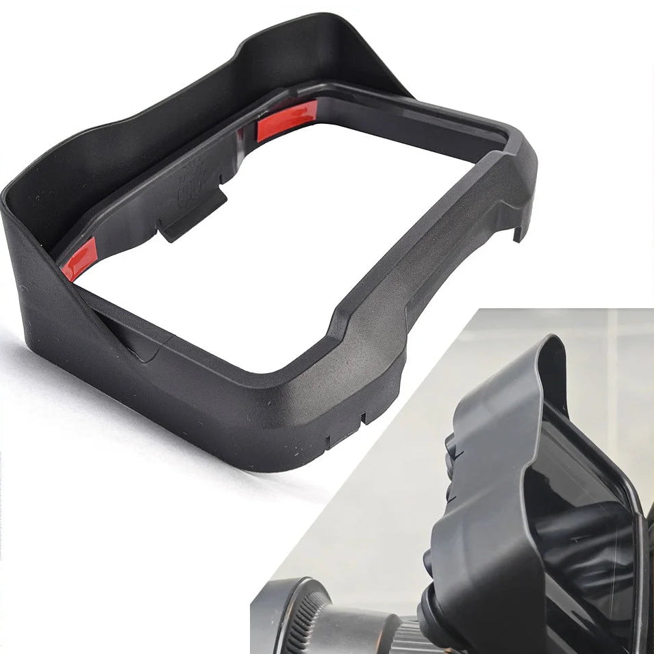 Black speedometer sunshade visor shade 1