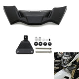 Black aerodynamic front wing spoiler 1
