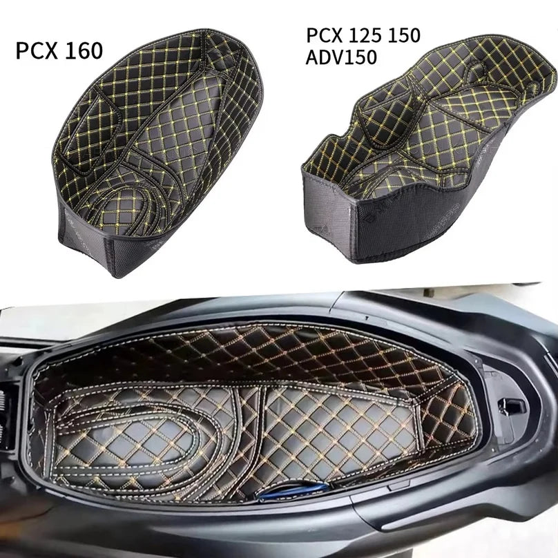 Black trunk interior cushion padding 1