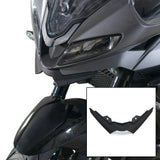 Black plastic front fender extension 1