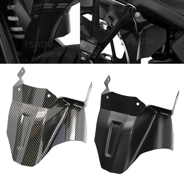 Black rear fender extension guard 1