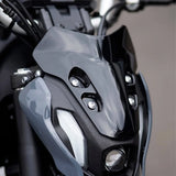 Black windscreen deflector fairing mounted 1