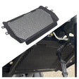 Black aluminum radiator guard 1