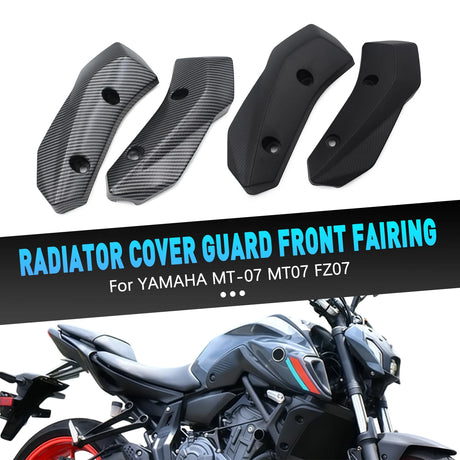 Black ABS plastic radiator guard 1