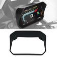 Black motorcycle instrument cluster sunshade 1