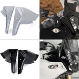 Black windshield deflector handlebar mounted 1