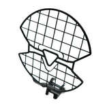 Black mesh headlight protection grille 2
