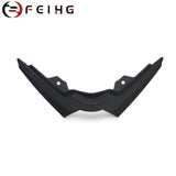 Black plastic front fender extension 2