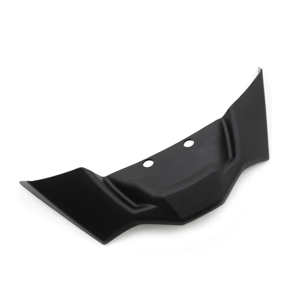 Black aerodynamic front wing spoiler 2