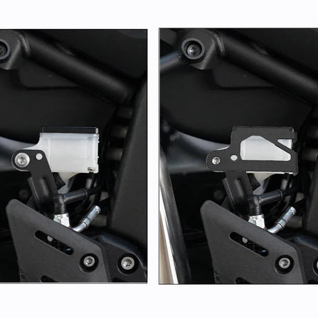 Aluminum rear brake tank protection guard 2