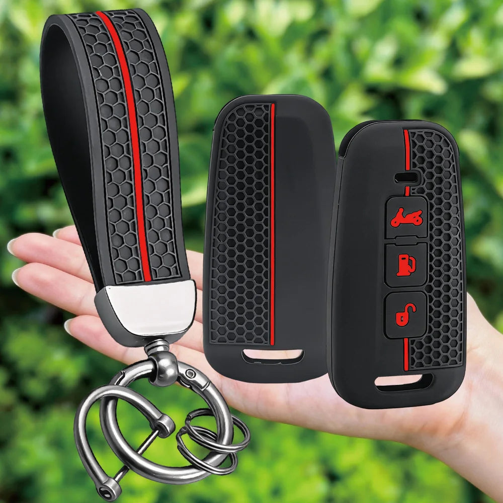 Black silicone key fob cover 2