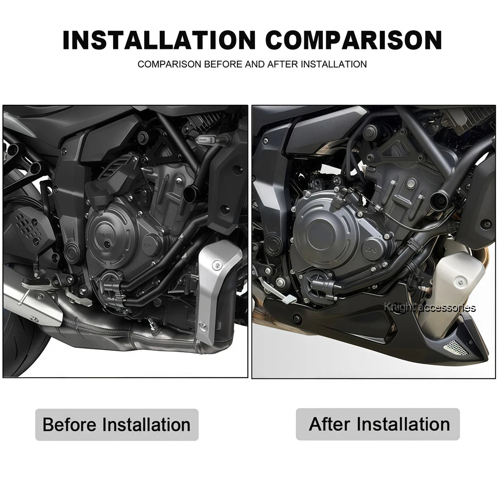 Black and blue ABS fairing panel 2