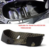 Padded rear motorcycle seat cushion 2