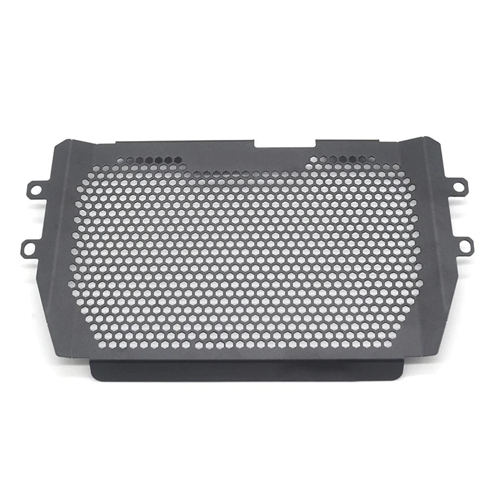 Black aluminum radiator guard 2