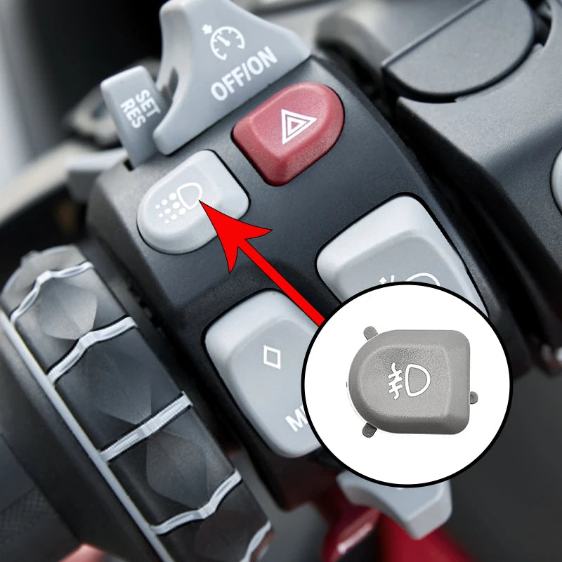 Black plastic switch button cover 2