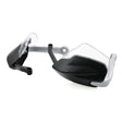 Black motorcycle hand guard pair 2