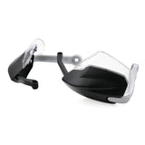 Black motorcycle hand guard pair 2