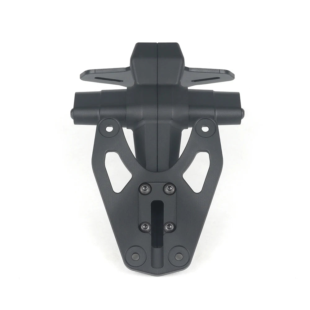 Black license plate support bracket motorcycle 2