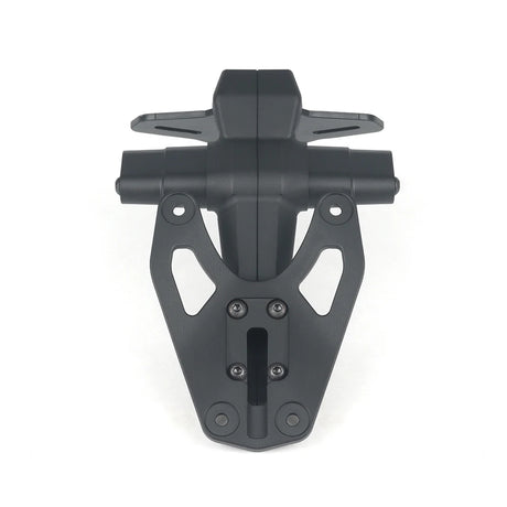 Black license plate support bracket motorcycle 2