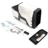 Black metal motorcycle tool storage box 2