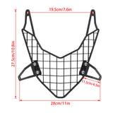 Black CNC machined headlight protector guard 2