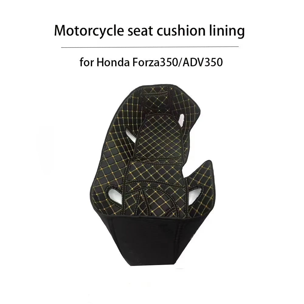 Padded rear motorcycle seat cushion 3