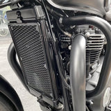 Black protective engine cover Triumph 3