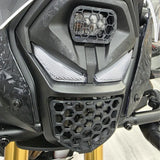 Black rally headlight protector guard 3