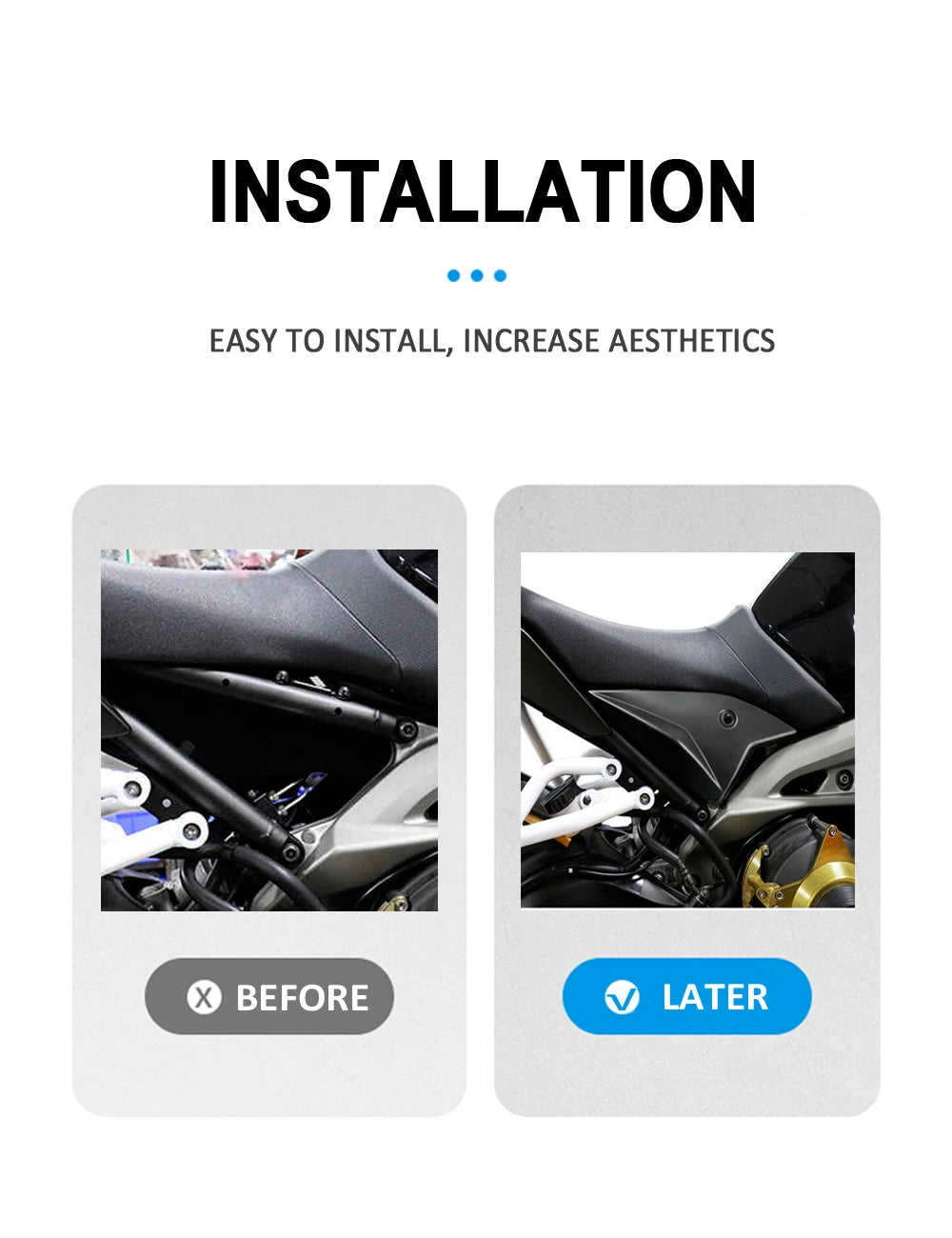 Carbon fiber side cover panel motorcycle 3