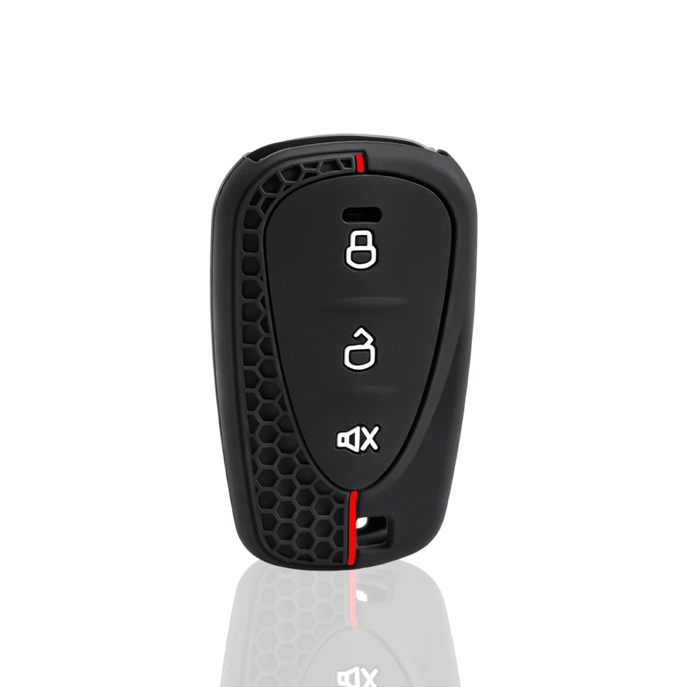 Black silicone motorcycle key cover 3