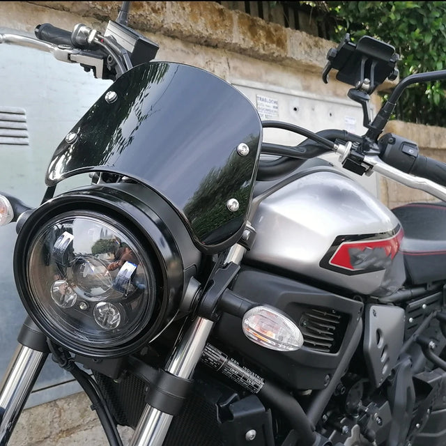 Retro windscreen trim ring black 3