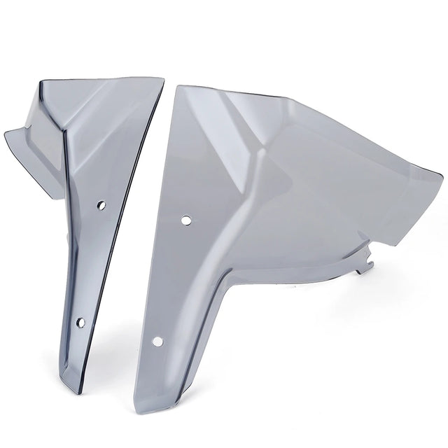Black windshield deflector handlebar mounted 3
