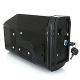 Black metal motorcycle tool storage box 3