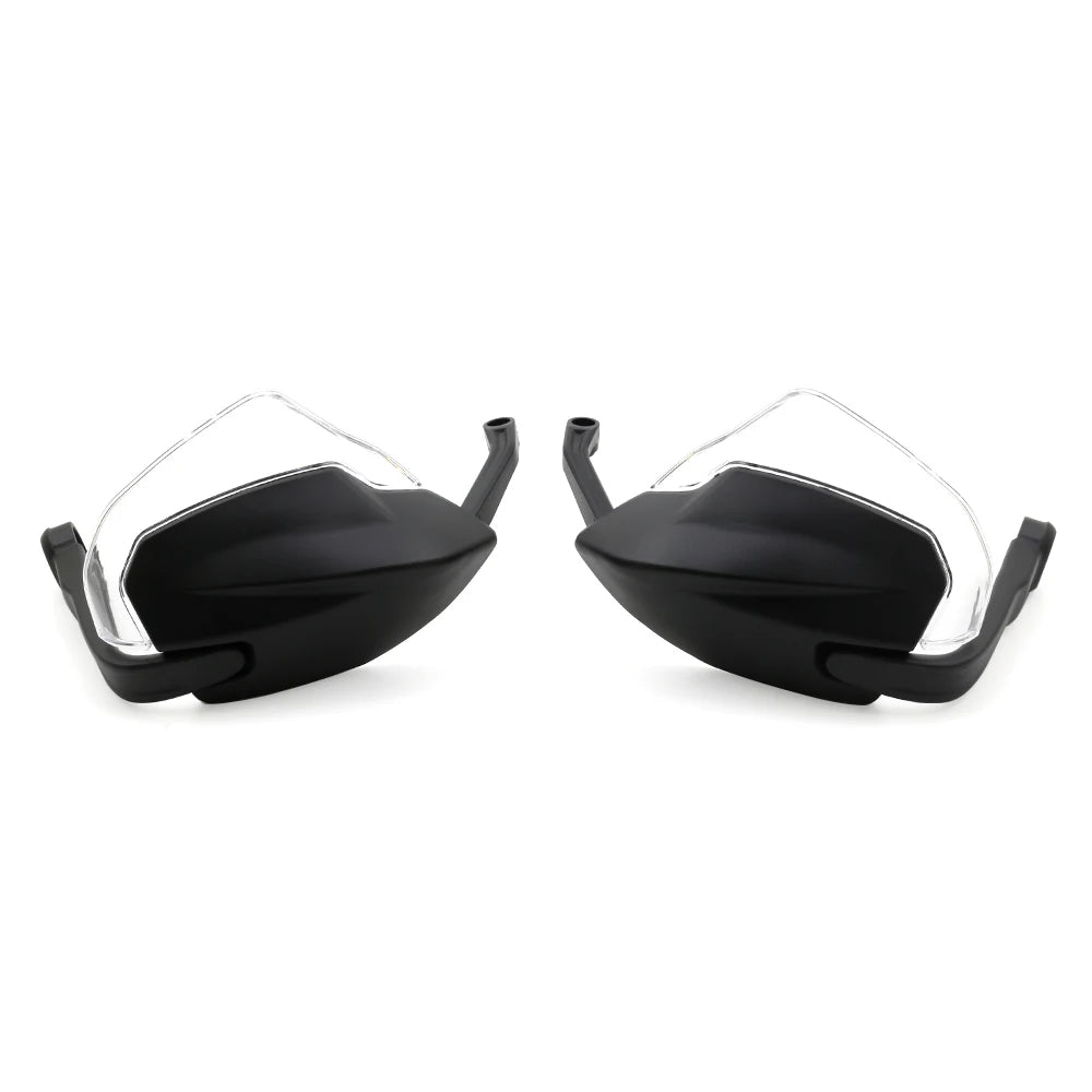 Black motorcycle hand guard pair 3