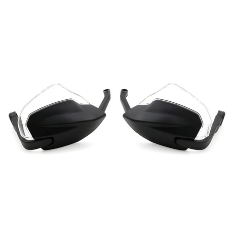 Black motorcycle hand guard pair 3