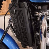 Black stainless steel radiator protective grille 3