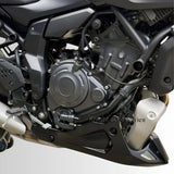 Black and blue ABS fairing panel 3