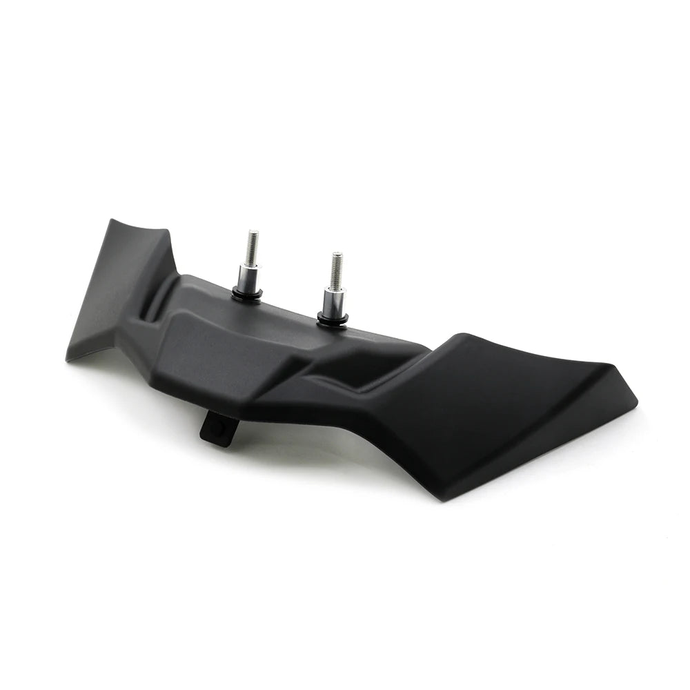 Black aerodynamic front wing spoiler 4
