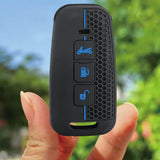 Black silicone key fob cover 4