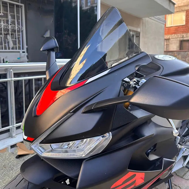 Double bubble windscreen fairing deflector 4
