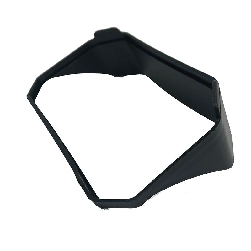 Black motorcycle instrument cluster sunshade 4