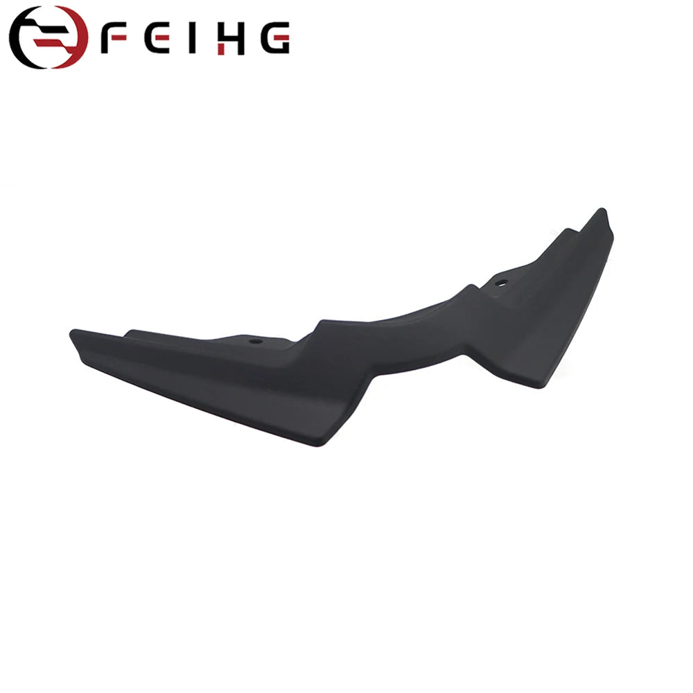 Black plastic front fender extension 4
